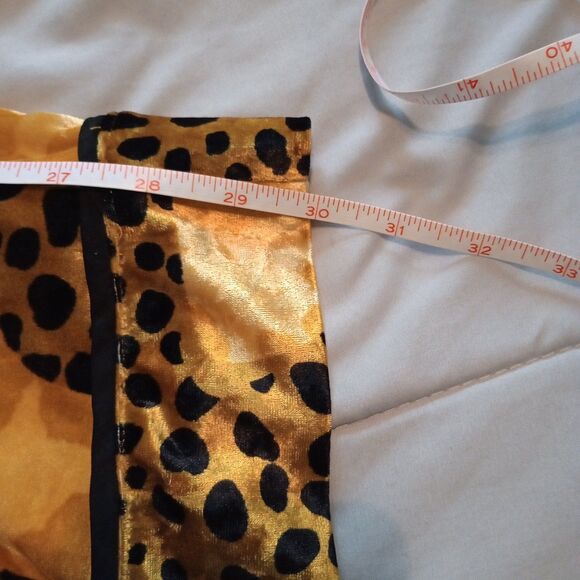 2 Pc Sofia Intimates PJ Set XL (16-18) Black Gold Leopard Print. Soft Cozy - Picture 12 of 12